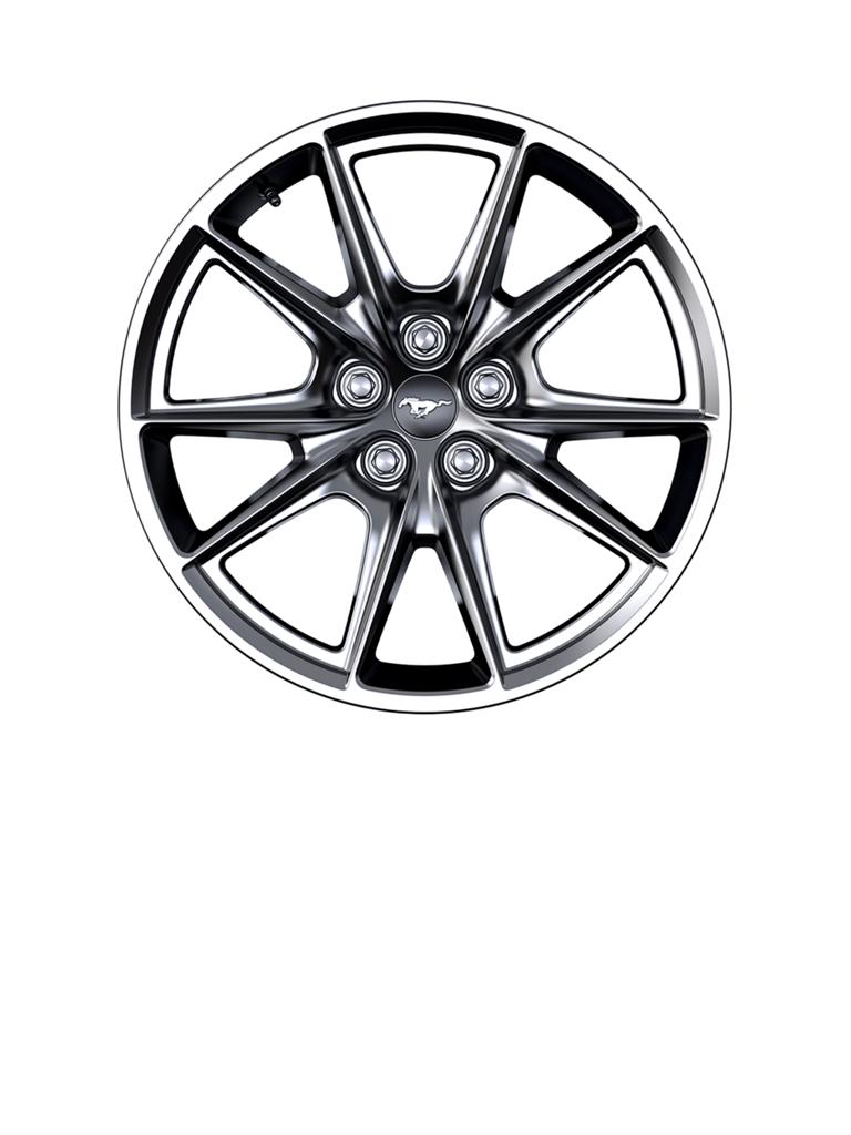 Jantes en aluminium peint argent ombre de 19 po sur 8,5 po de la Ford Mustang® GT 2026