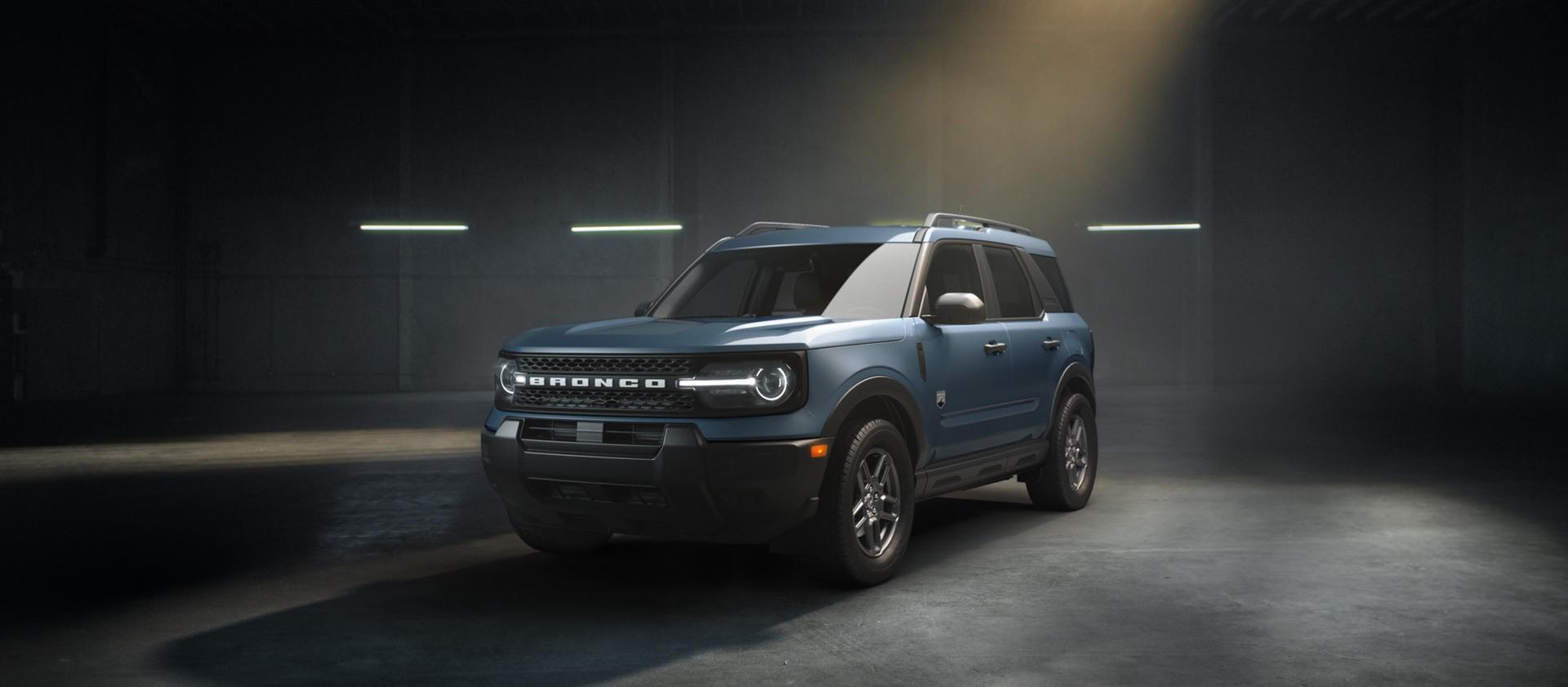 VUS Ford Bronco Sport® 2026 stationné dans un bâtiment industriel