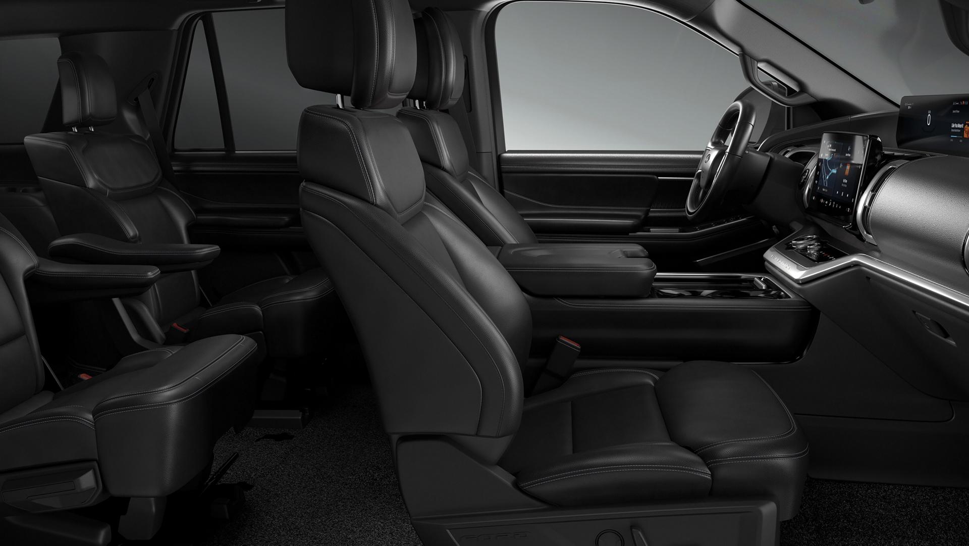 Intérieur du VUS Ford Expedition® Platinum™ 2027 avec ensemble décor Stealth