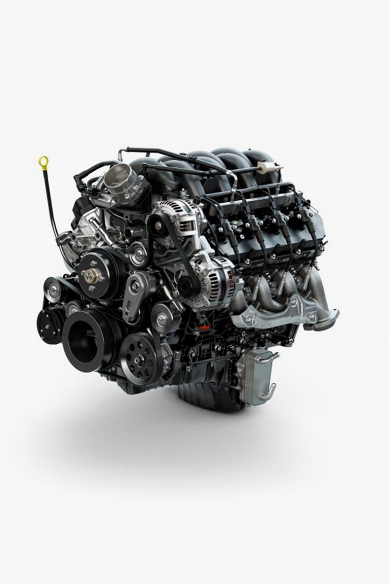 Moteur V8 à essence à injection multipoint de 7,3 L 2V DEVCT NA
