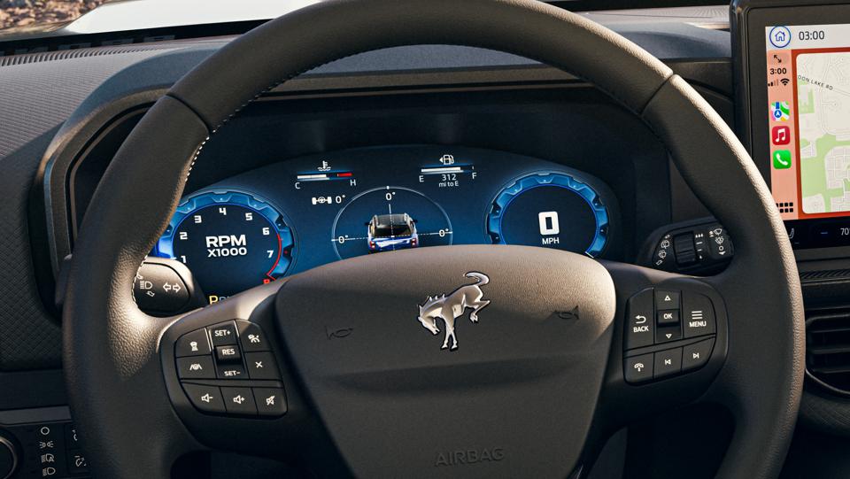 Intérieur du Ford Bronco Sport® 2025 avec tableau de bord numérique