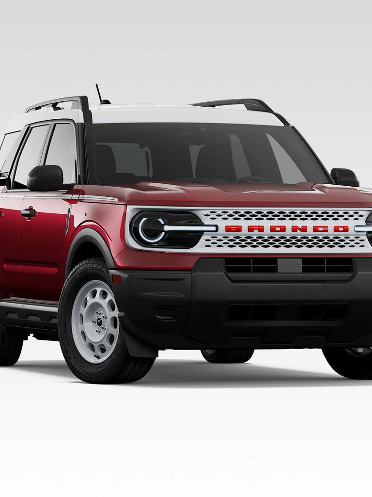 Calandre : Blanc Oxford avec lettrage rouge Ford Bronco Sport® 2026