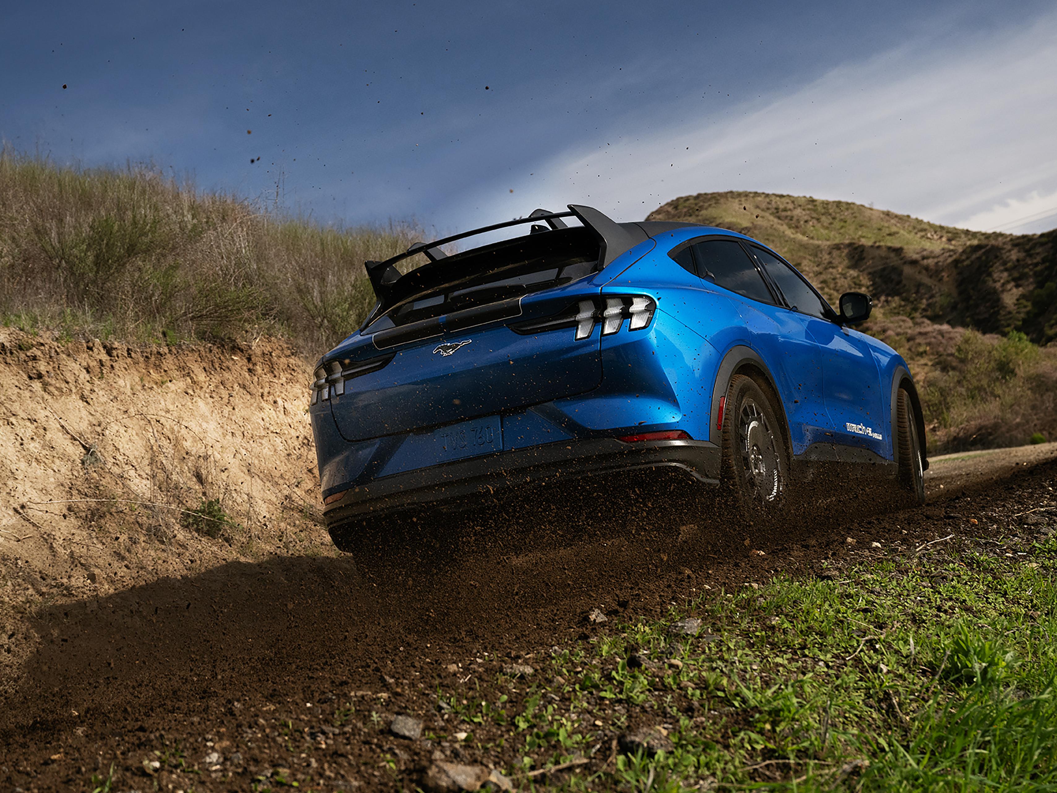 Modèle Ford Mustang Mach-E® GT 2026 vu de derrière