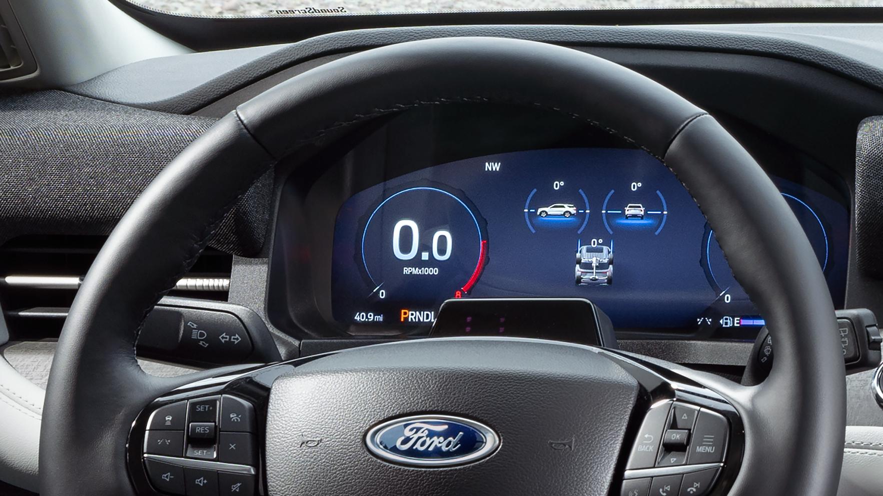 Le tableau de bord d’un VUS Ford Explorer® 2026