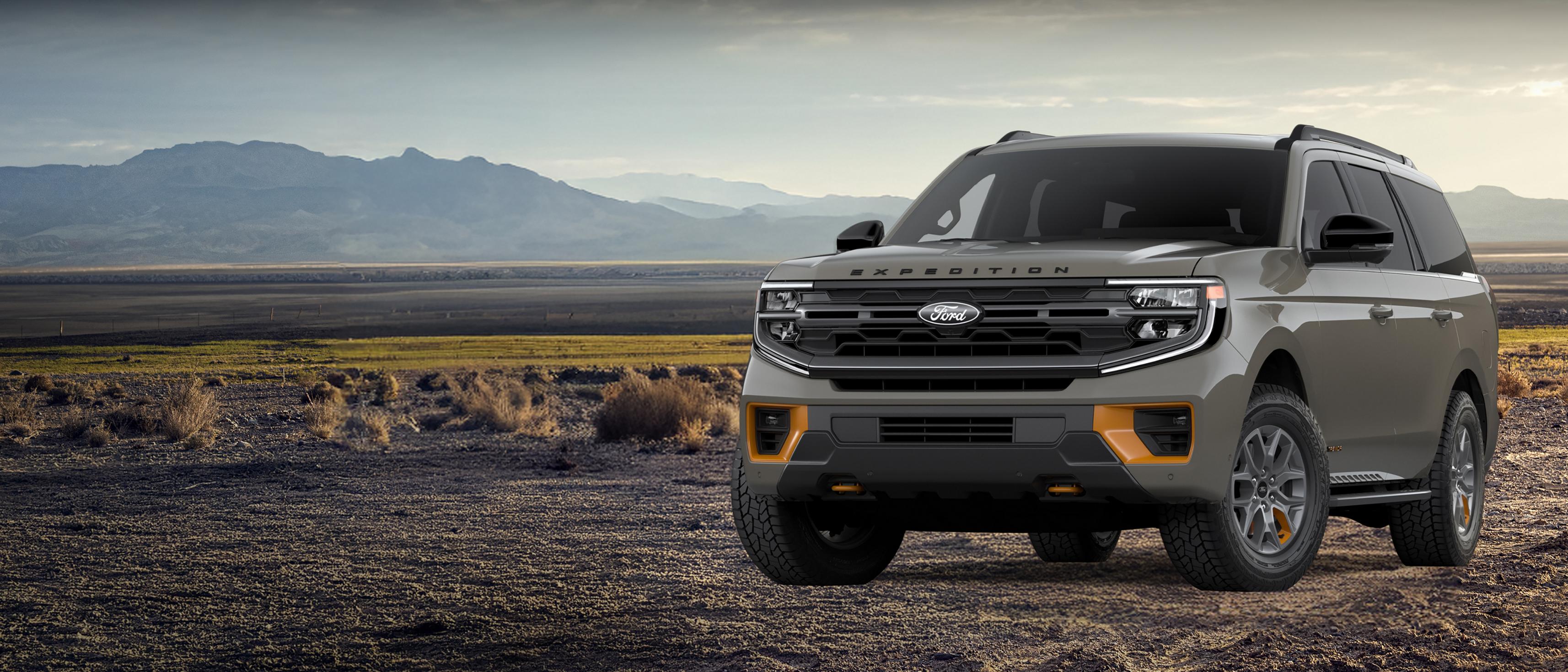 VUS Ford Expedition® Tremor® 2026 montré stationné à l’extérieur