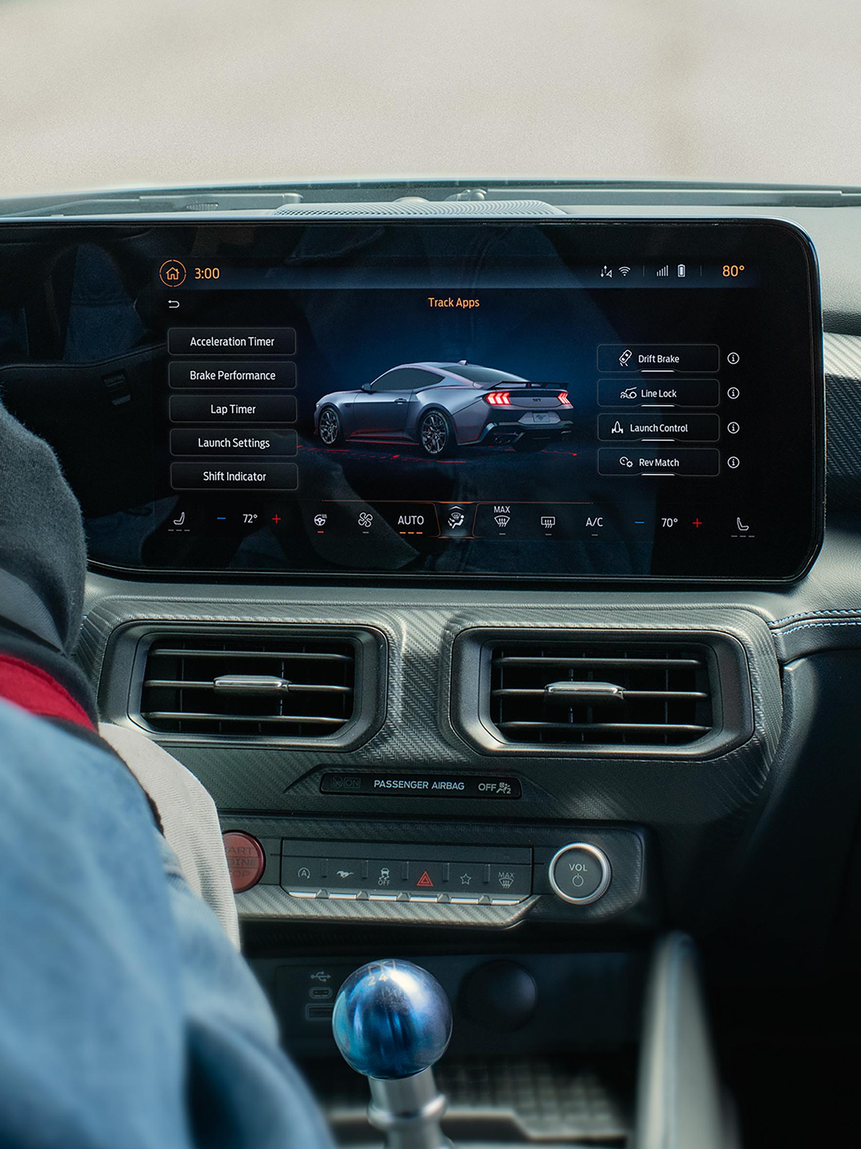 Vue intérieure de la Mustang® fastback 2026