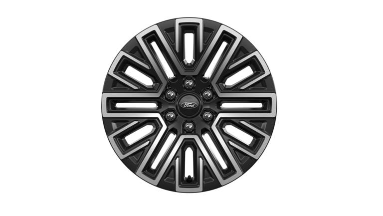 Jantes en aluminium usinées ébène brillant de 20 po x 8,5 po