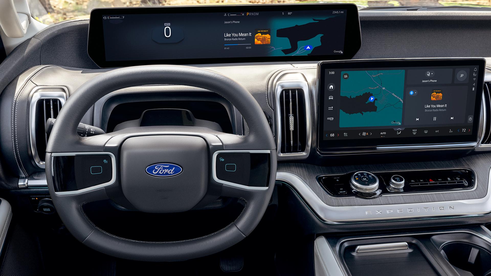 Le VUS Ford Expedition® 2027 avec écran panoramique de 24 po et écran central de 13,2 po