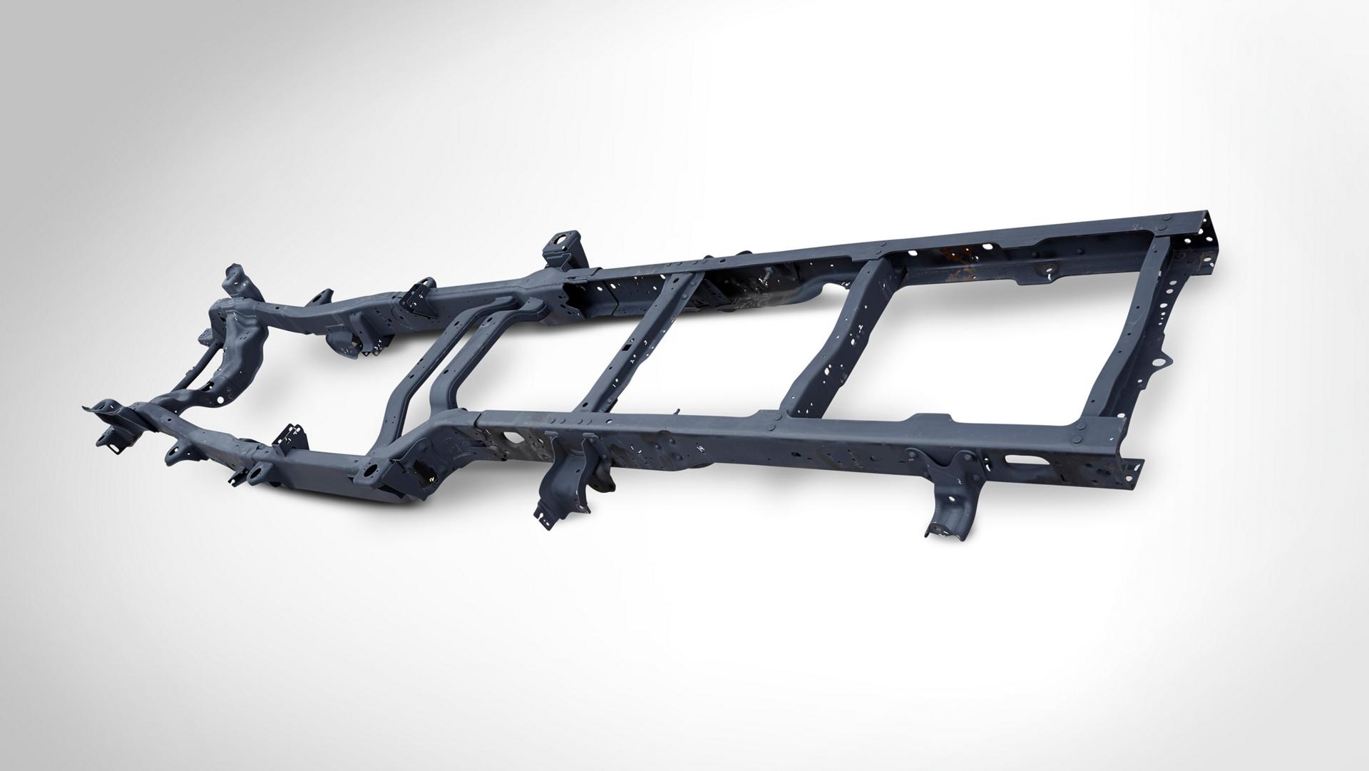 Châssis en acier haute résistance entièrement caissonné sur le camion Super Duty® 2027