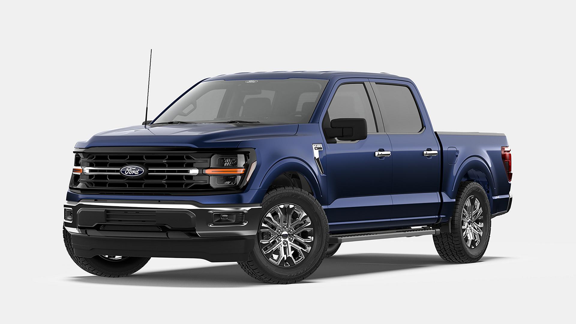 Ensemble décor chromé F-150® XLT 2026 en noir agate