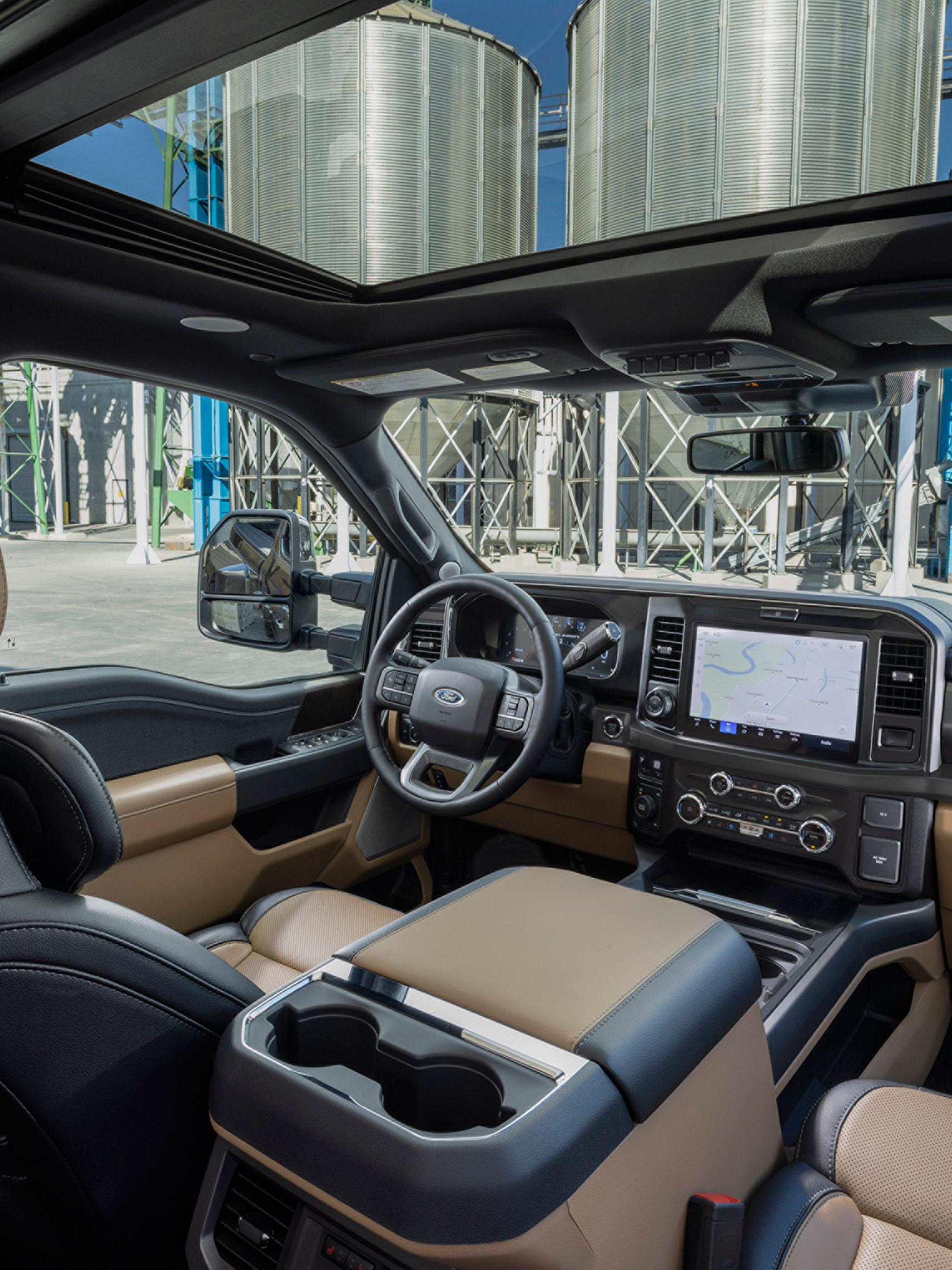 Intérieur et tableau de bord du Ford Super Duty® F-250® Lariat® 2027