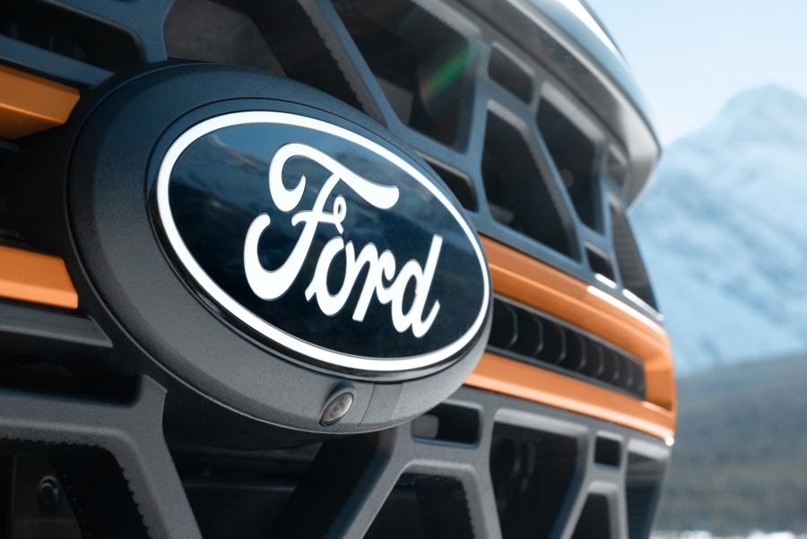 Vue rapprochée de la calandre du F-150 Tremor.