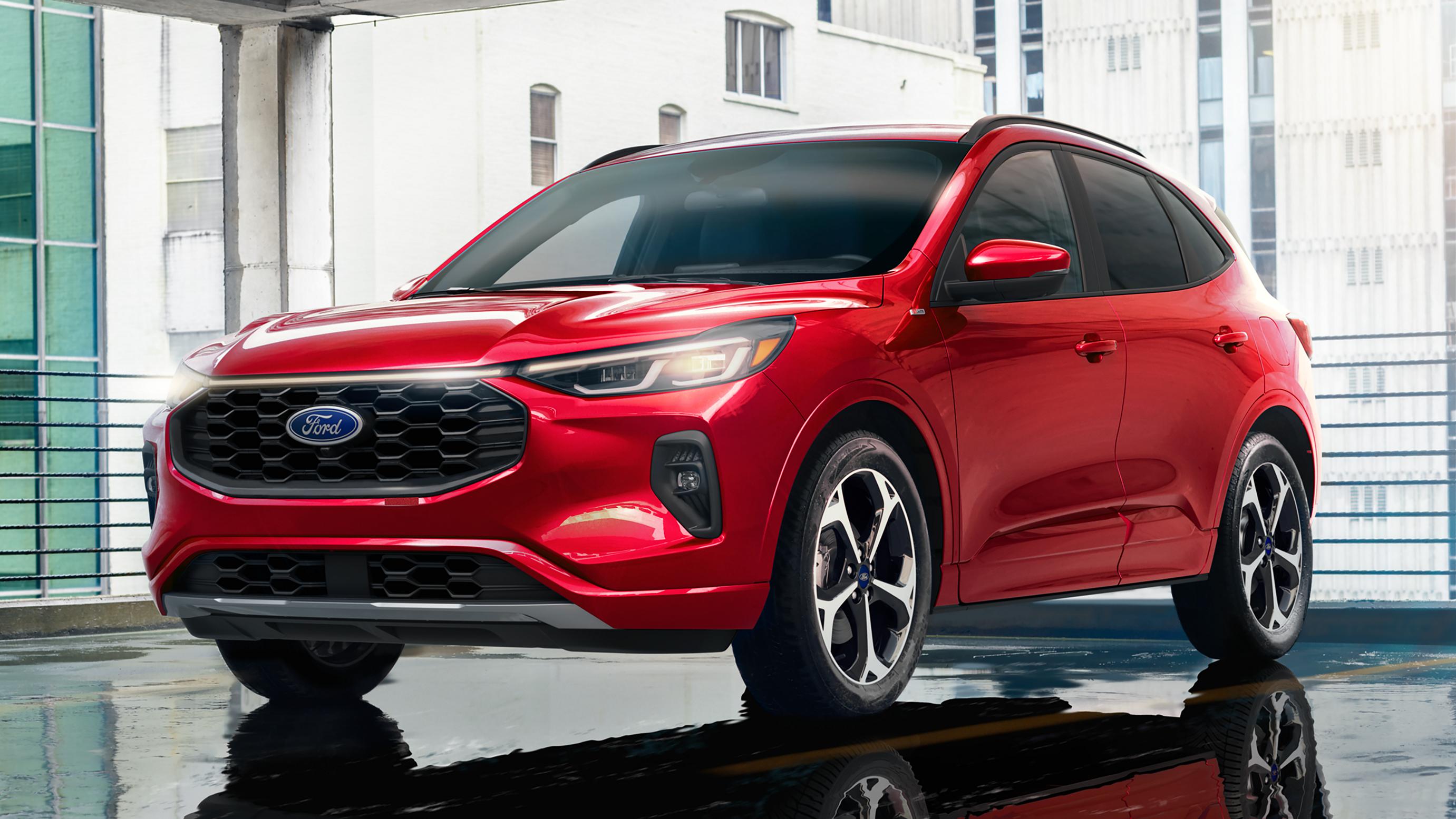 Modèle Ford Escape® ST-Line Elite 2026 dans une salle de montre