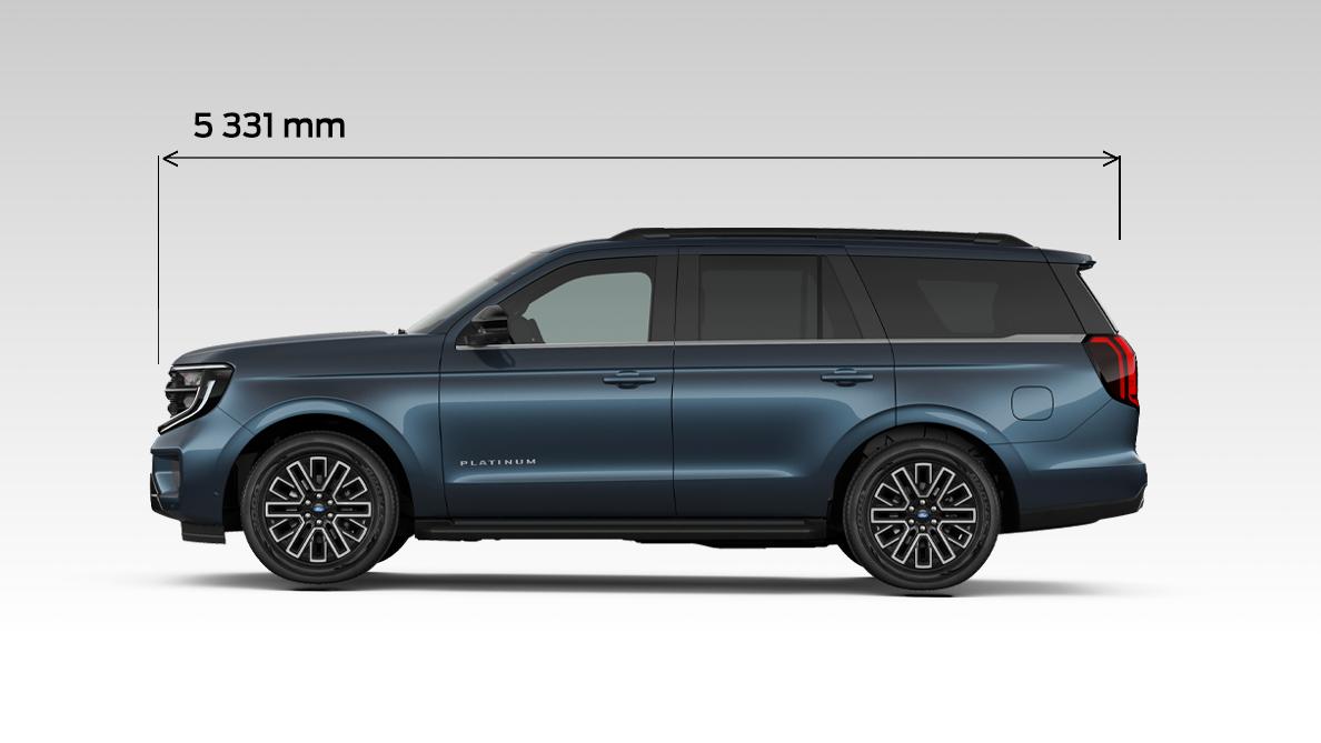 Dimensions de la longueur du VUS Ford Expedition® 2027 