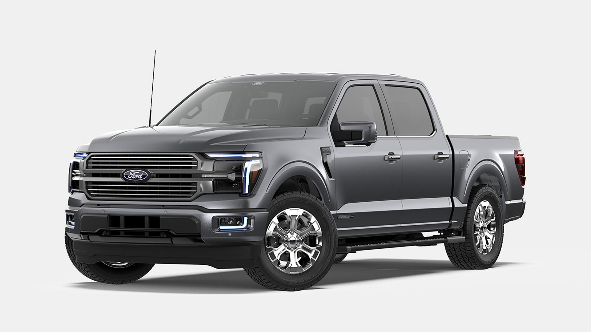 Ensemble décor satiné F-150® Platinum® 2026 en noir agate