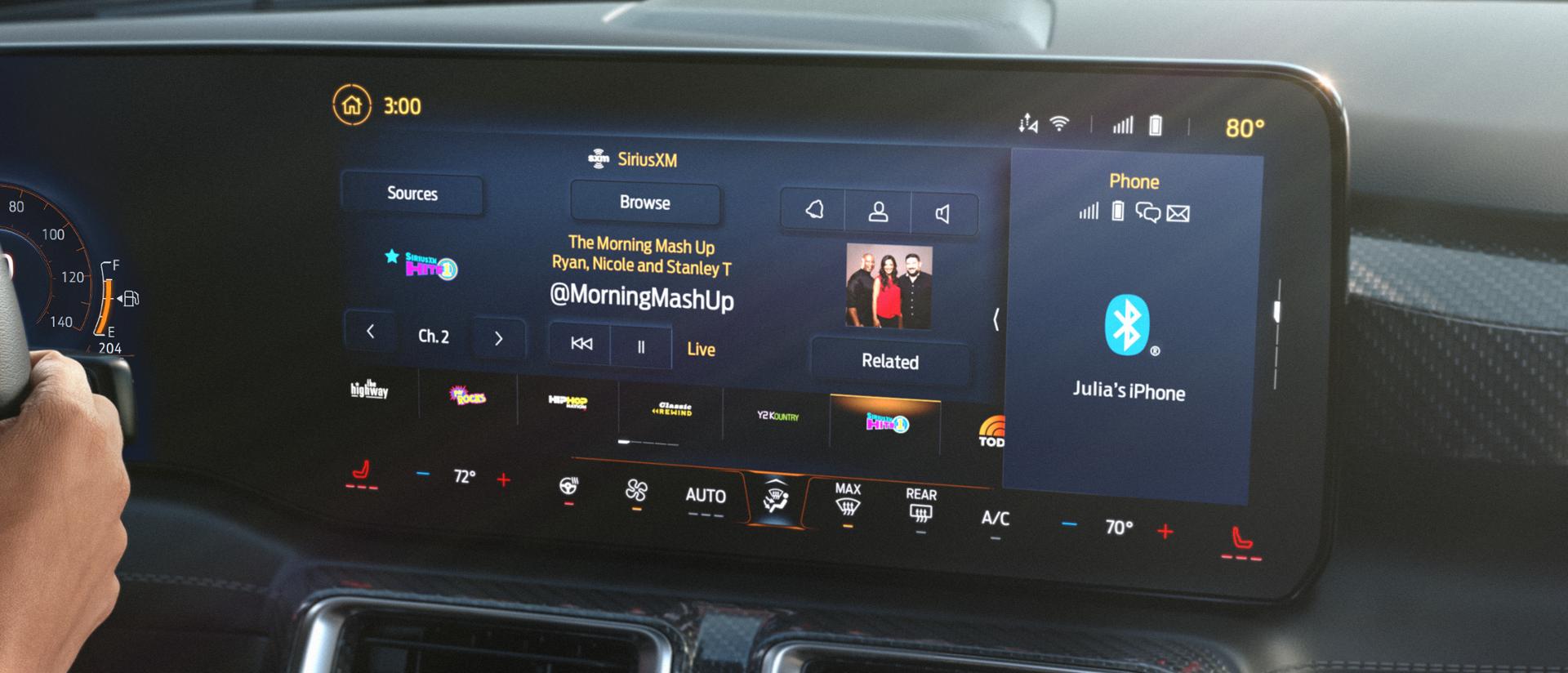 Écran tactile central de 13,2 po de la Ford Mustang® Coupé 2025