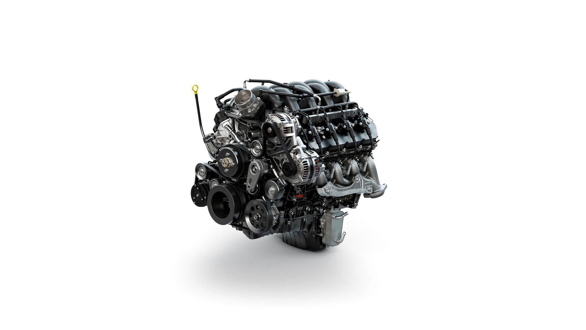 Un Ford Super Duty® à châssis-cabine 2026 avec moteur OHV V8 à essence PFI de 7,3 L