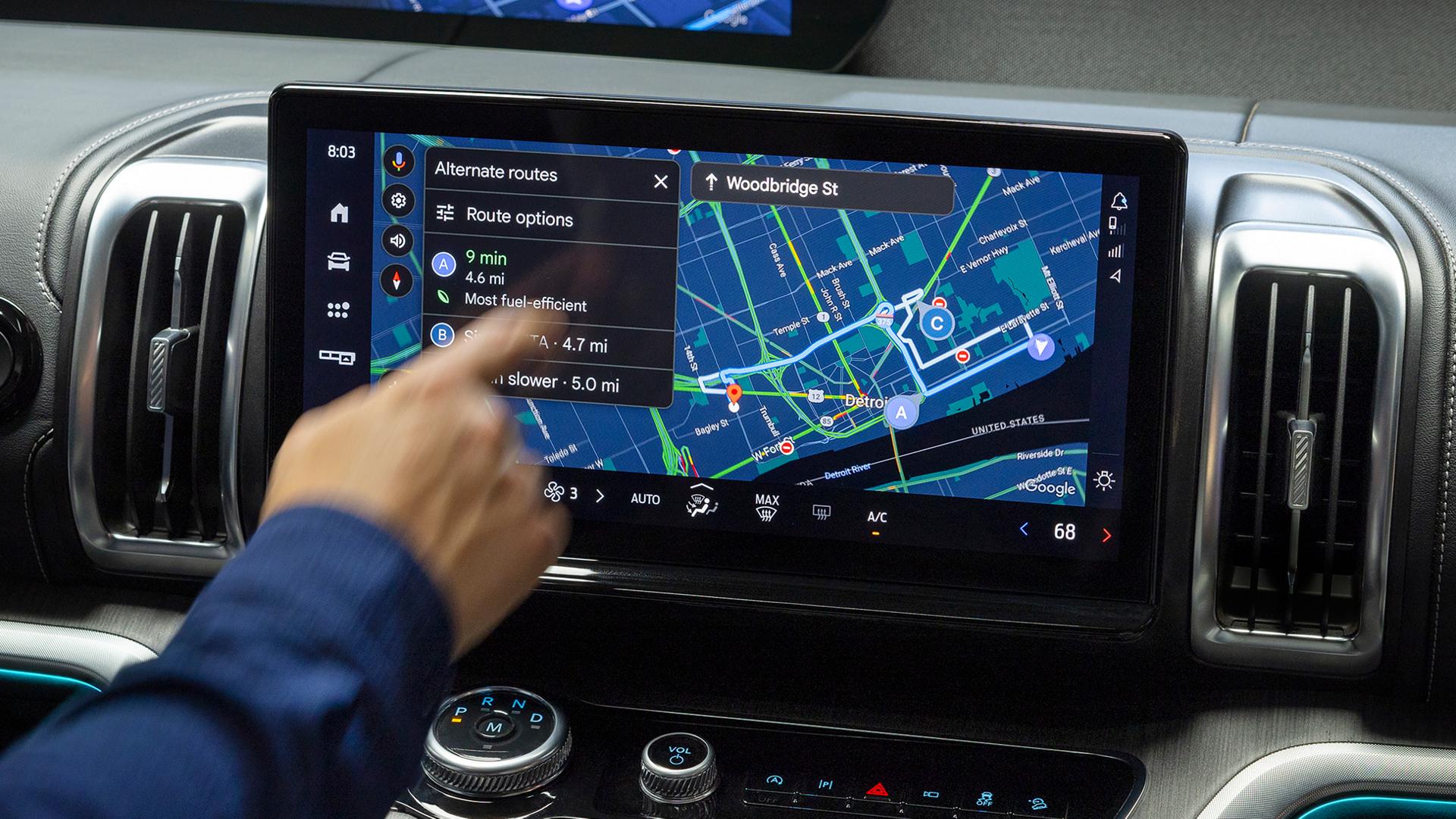 L’écran central de 13,2 po sur un VUS Ford Expedition® 2027