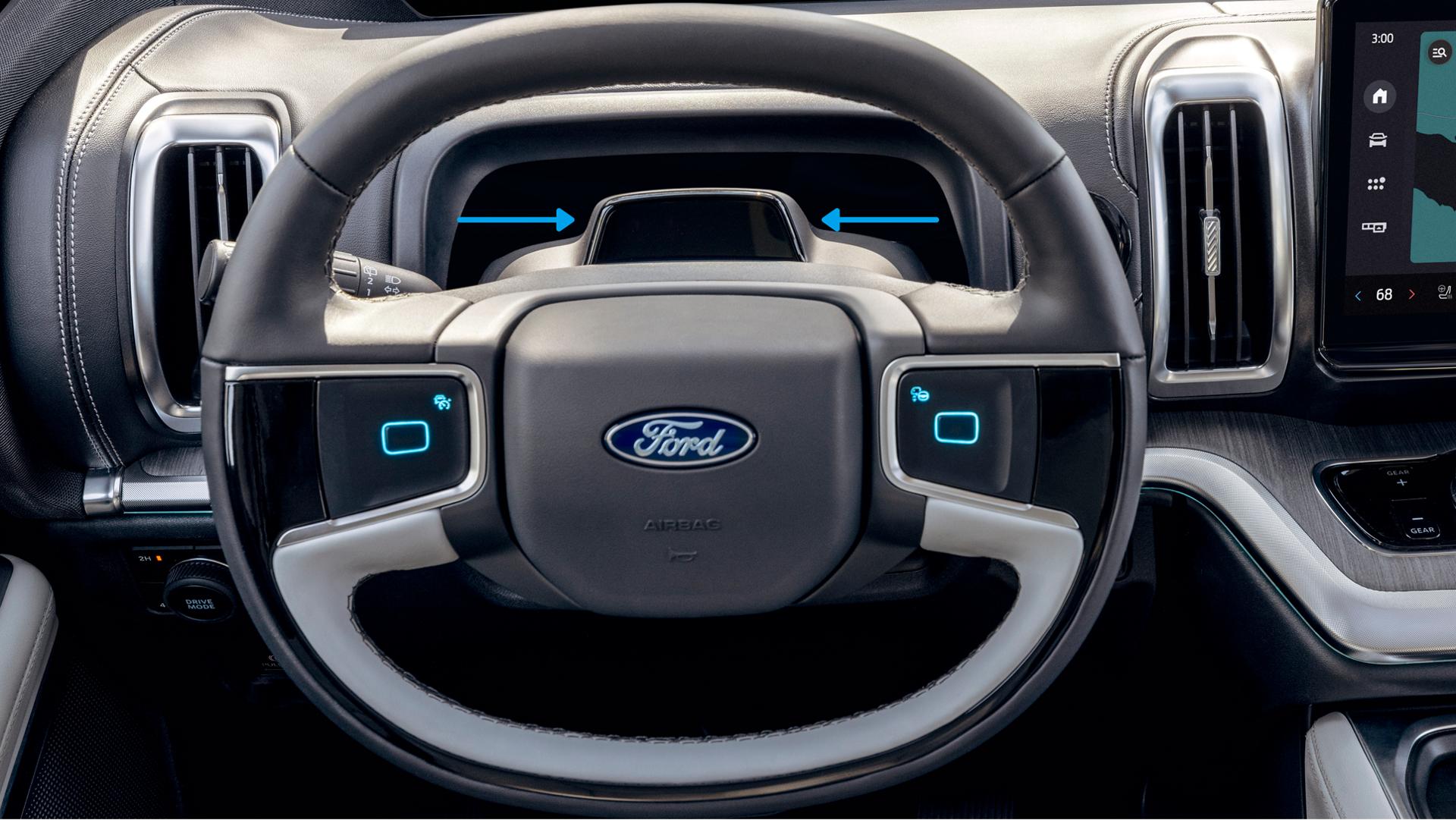 Caméra orientée vers le conducteur Ford BlueCruise